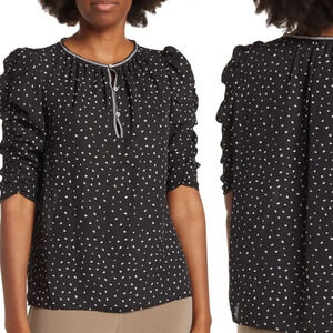 Max Studio NWT Polka Dot Blouse